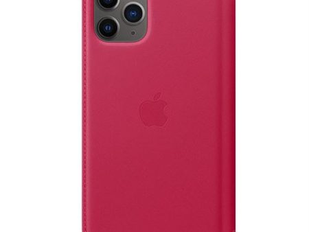 Capa Apple iPhone 11 Pro Folio em pele - Framboesa Online now