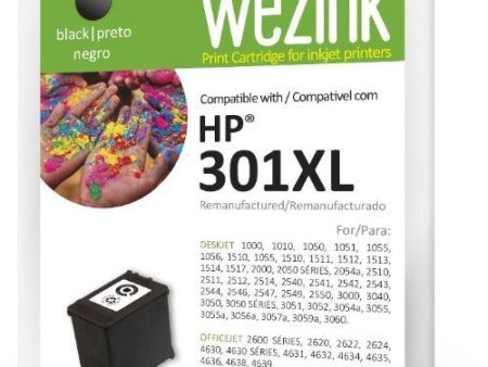 Tinteiro Wezink WZ Compatível com HP 301 XL Preto For Sale