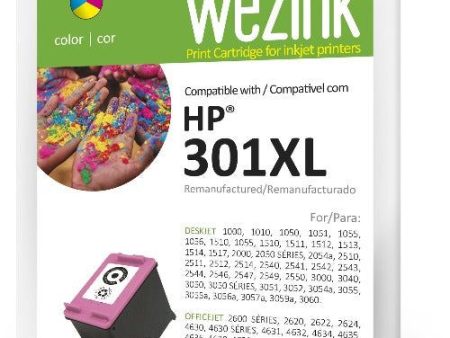 Tinteiro Wezink WZ Compatível com HP 301 XL Tricolor Hot on Sale