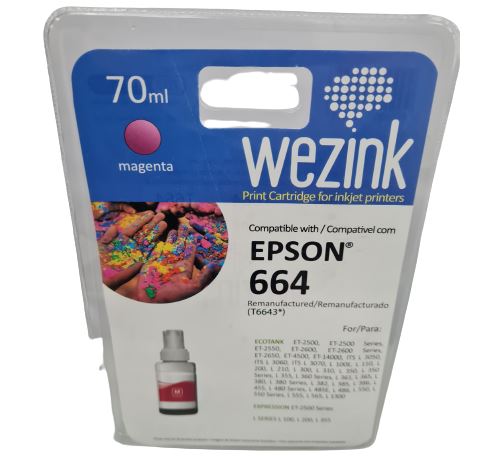 Recarga de Tinta Wezink T664 Magenta For Sale