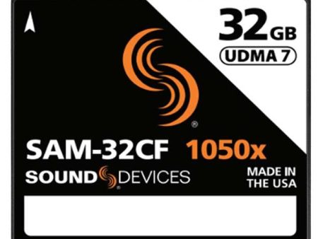 Sound Devices SAM-32CF 32GB FLASH CARD FOR SOUND DEVICES Sale