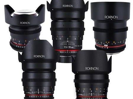 Rokinon 5 Cine Lens Set (14, 24, 35, 50, 85mm) Hot on Sale