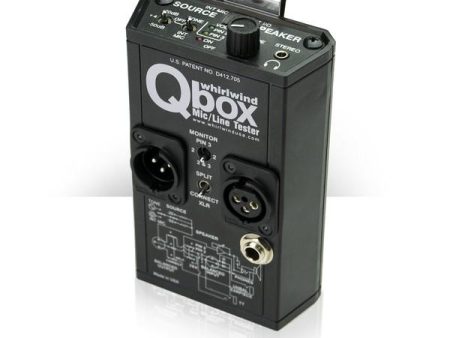 Whirlwind QBOX - Audio Line Tester Cable Tester Test Tone Generator Cheap