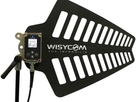 Wisycom LFA-N-F2 (N Connector) Ultra-Wideband Active Antennna W Remote Control Filters on Sale