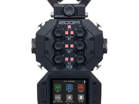 Zoom H8 8-Input   12-Track Portable Handy Recorder w Bluetooth Chip For Discount