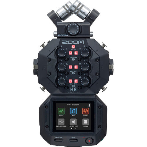 Zoom H8 8-Input   12-Track Portable Handy Recorder w Bluetooth Chip For Discount