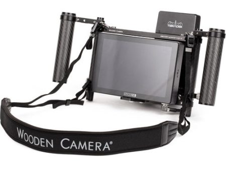 Wooden Camera Director s Monitor Cage v3 with Dual Carbon Fiber Handgrips For Discount