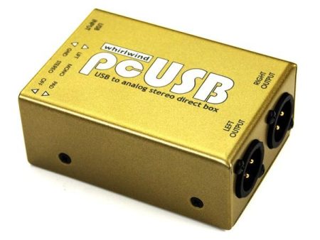 Whirlwind PCUSB Computer Audio USB Interface on Sale