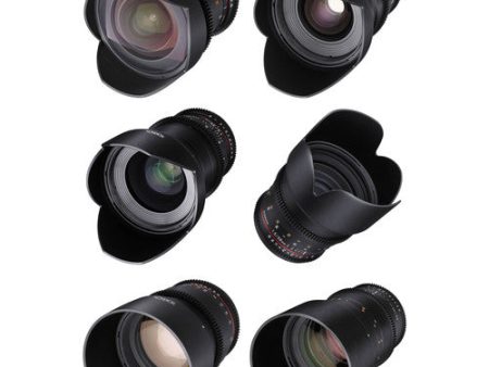 Rokinon 6 Cine Lens Set - EF Mount on Sale