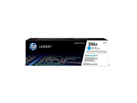 HP 206X High Yield Cyan Original LaserJet Toner Cartridge (W2111X) For Sale