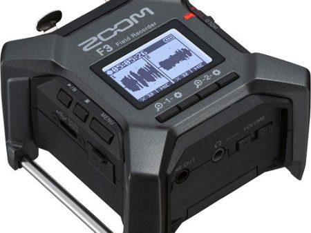 Zoom F3 2-Input 2-Track Portable Field Recorder Online Sale