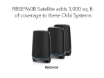 Netgear Orbi Quad-Band WiFi 6E Mesh Add-on Satellite Black Edition (RBSE960B-100APS) For Cheap