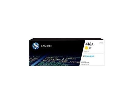 HP 416A Yellow Original LaserJet Toner Cartridge (W2042A) Supply