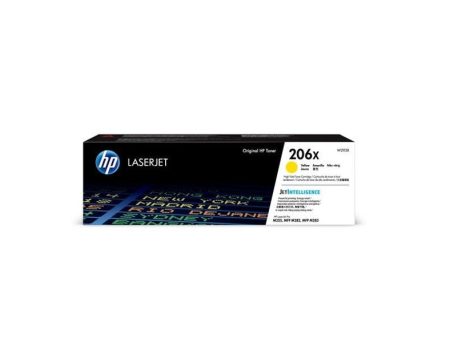 HP 206X High Yield Yellow Original LaserJet Toner (W2112X) For Discount