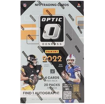 2022 Panini Donruss Optic Football Hobby Box Online Hot Sale